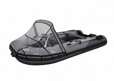 Тент носовой Фрегат 430 FM Jet (доп. остекление)