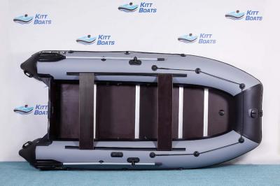 Лодка ПВХ Kitt Boats 390 с пайолом моторная